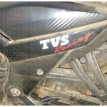 TVS Racing logo stickers for TVS bikes and helmet 