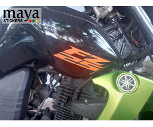 Yamaha FZ 25 logo sticker on yamaha FZ