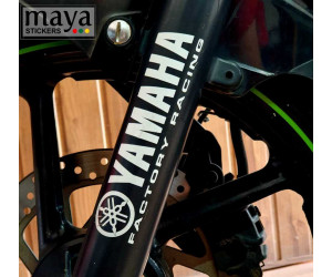 Yamaha factory racing bike fork sticker