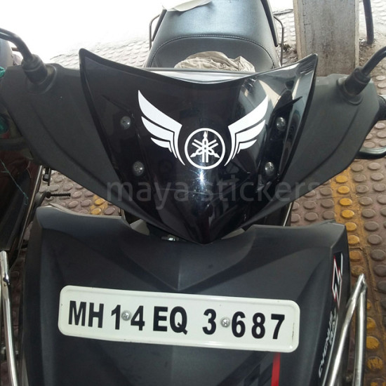 Yamaha logo stickers for yamaha motorcycles and scooters india