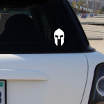 Sparta helmet decal / sticker for cars, bikes, laptop and mobile