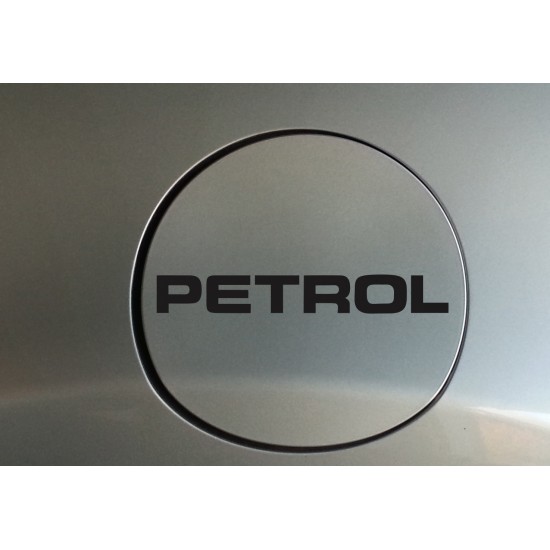 Petrol Fuel Tank Sticker | White Print – UK Automotives
