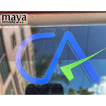 CA Chartered Accountant logo sticker for cars, bikes, laptops, wall