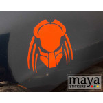 Predator creature sticker for cars, bikes, laptops