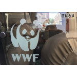 WWF panda logo for cars, bikes and laptop  ( Pair of 2 )