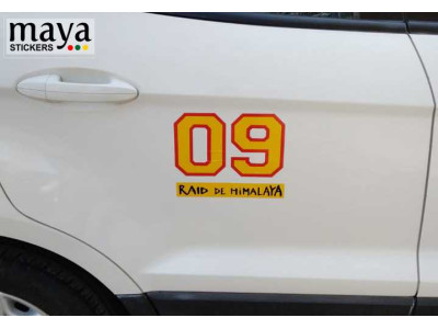 Raid de himalaya logo stickers