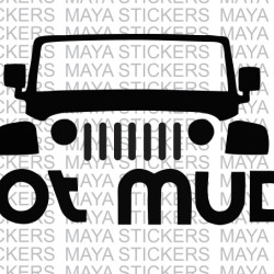 Got Mud? sticker for Jeep and offroad SUVs 