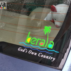 Kerala Tourism - God's own country logo sticker 
