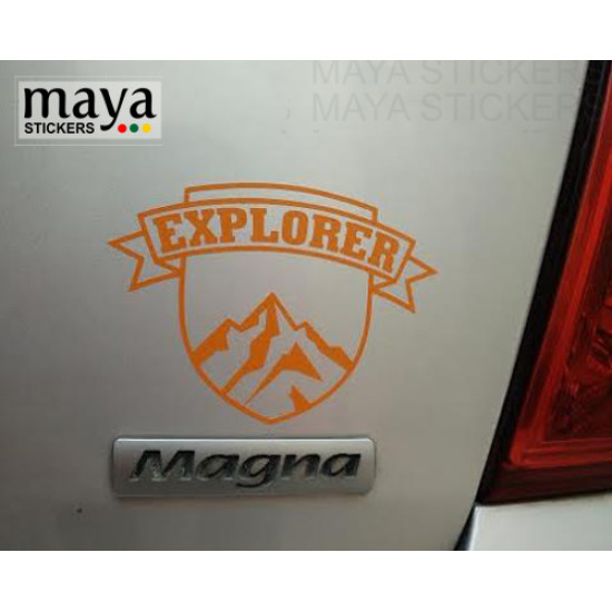 Explorer Mountain stickers for Offroad bikes & SUVs