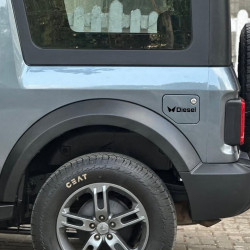 Diesel fuel cap sticker for Mahindra SUVs like Thar, Bolero, Scorpio, XUV and others