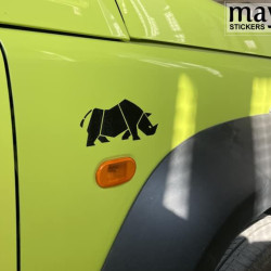 Jimny Rhino logo decal car sticker ( Pair of 2 )