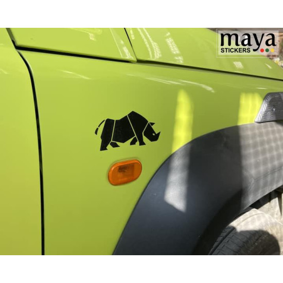 Jimny Rhino logo decal car sticker ( Pair of 2 )