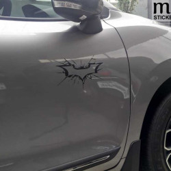 Batman splash design decal / sticker for cars, bikes and laptops