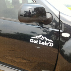 Got Leh'd stickers / decals  for cars, bikes, laptop