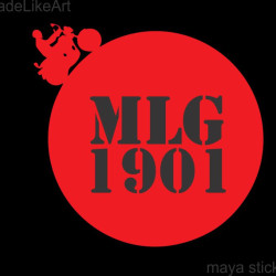 MLG 1901 custom stickers for Royal Enfield 