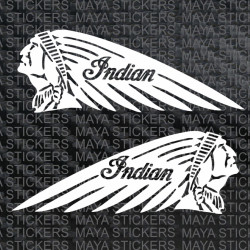 Indian motorcycles logo sticker for Motorcycles and helmets