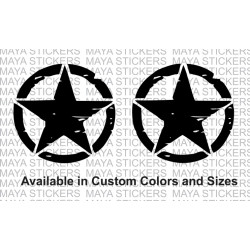 ISUZU logo stickers in custom colors and sizes