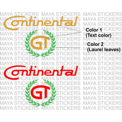 Royal enfield continental GT logo stickers (Dual color)