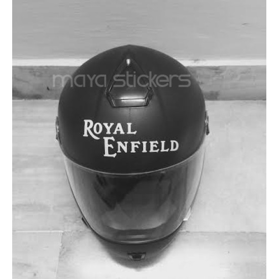 Royal Enfield old logo stickers for old model bullets ( Pair of 2 stickers )