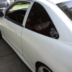 Shocker hand sign sticker / decal for cars, bikes and laptop. 