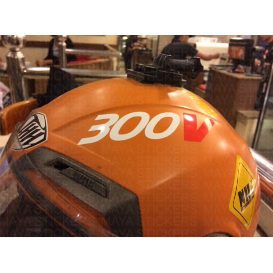 Motul 300V logo sticker for bikes and cars 