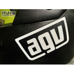 AGV simple logo decal sticker for motorcycles, cars, and helmets ( Pair of 2 )