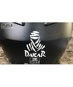 Dakar rally logo stickers for helmets