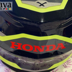 Honda text logo decal sticker in custom colors and sizes (Pair of 2 stickers )