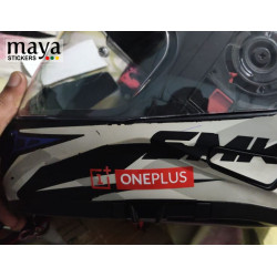 One Plus logo sticker for mobiles, laptops, bikes, cars ( Pair of 2 stickers )