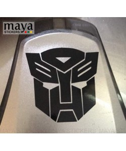 Transformers sticker for helmet