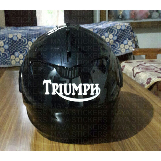 Triumph old logo bike stickers ( Pair of 2 stickers ) 