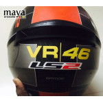 VR 46 sticker / decal for bikes. cars. Laptop ( Pair of 2 )