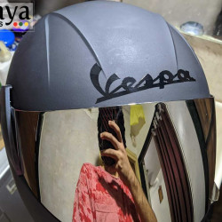 Vespa logo stickers for scooters and helmets ( pair of 2 )