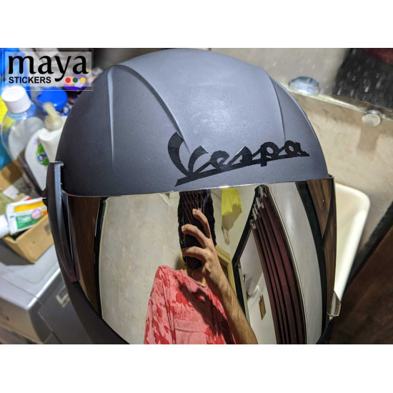 Vespa logo stickers for scooters and helmets ( pair of 2 )