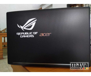 Republic of gamers laptop stickers for asus laptops