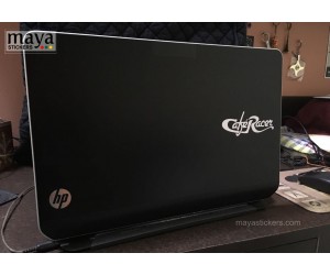 Cafe racer logo sticker for laptop