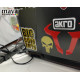 Punisher skull sticker decal for bikes, cars, laptop ( Pair of 2 )