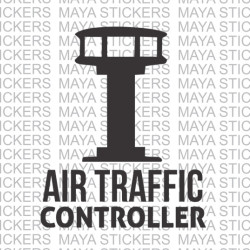 Air traffic controller logo stickers / decals for cars, bikes, laptop
