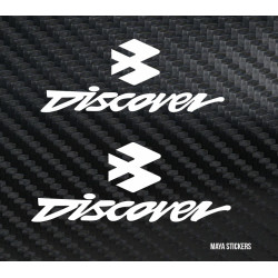 Bajaj Discover logo sticker / decal  custom colors available ( pair of 2 )