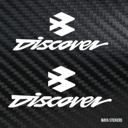 Bajaj Discover logo sticker / decal  custom colors available ( pair of 2 )