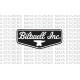 Biltwell inc logo sticker / decal for Bikes, helmets, cars