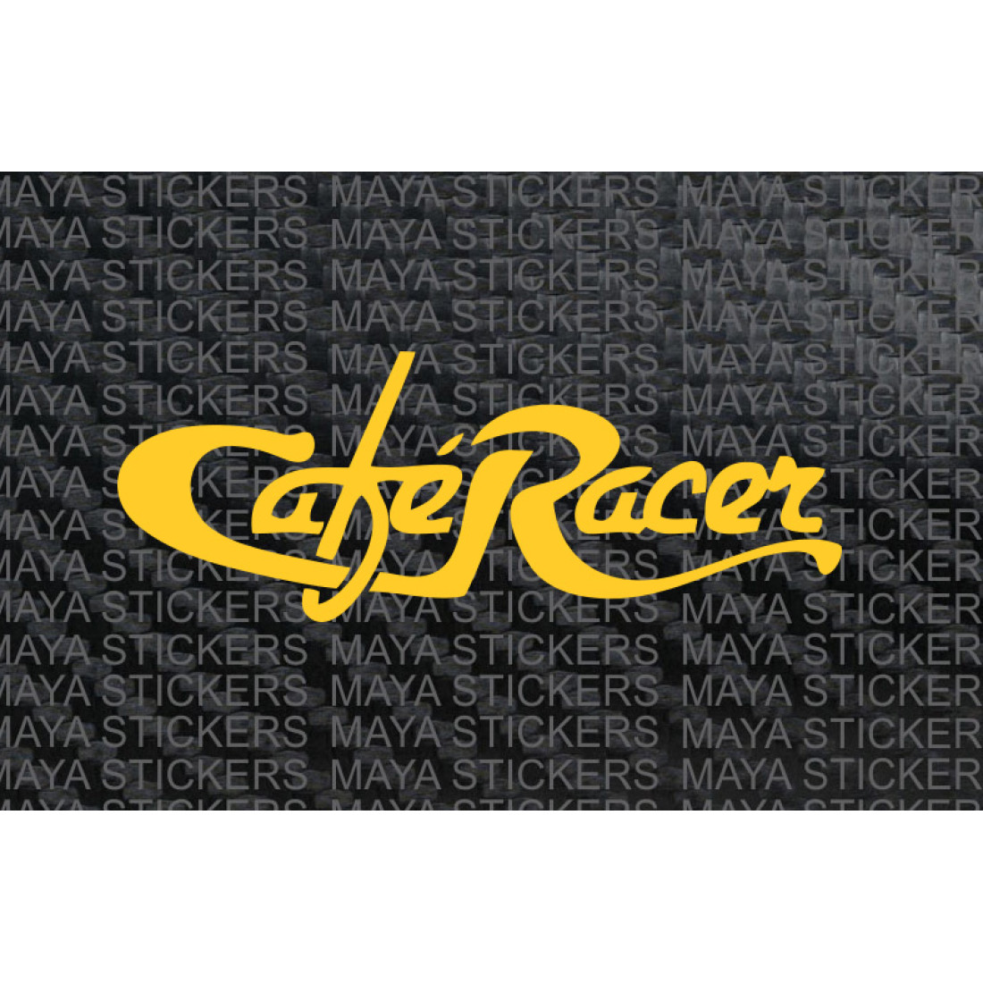 Cafe Racer Sticker Left Rigth Cafe Racer stickers and Decals in custom colors and sizes