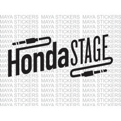 Honda Stage logo sticker for Honda activa, dio, and other honda cars and bikes