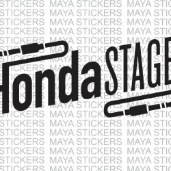 Honda Stage logo sticker for Honda activa, dio, and other honda cars and bikes