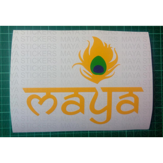 Maya Stickers logo decal / sticker for cars & laptop