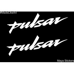 Pulsar logo bike and helmets stickers ( Pair of 2 )