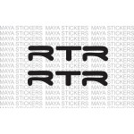 TVS apache RTR logo stickers / decals