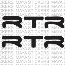 TVS apache RTR logo stickers / decals