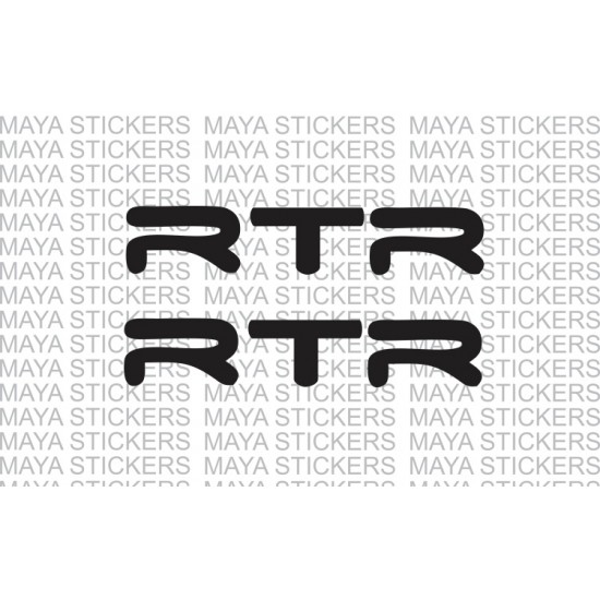 Tvs Apache Rtr Logo Stickers Decals