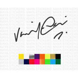 Virat kohli autograph sticker for bats, cars, bikes, laptops